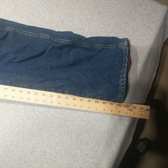 REDHEAD Flannel Lined Jeans Mens 38/34 Heavy Denim Blue Jeans. - Picture 4 of 7